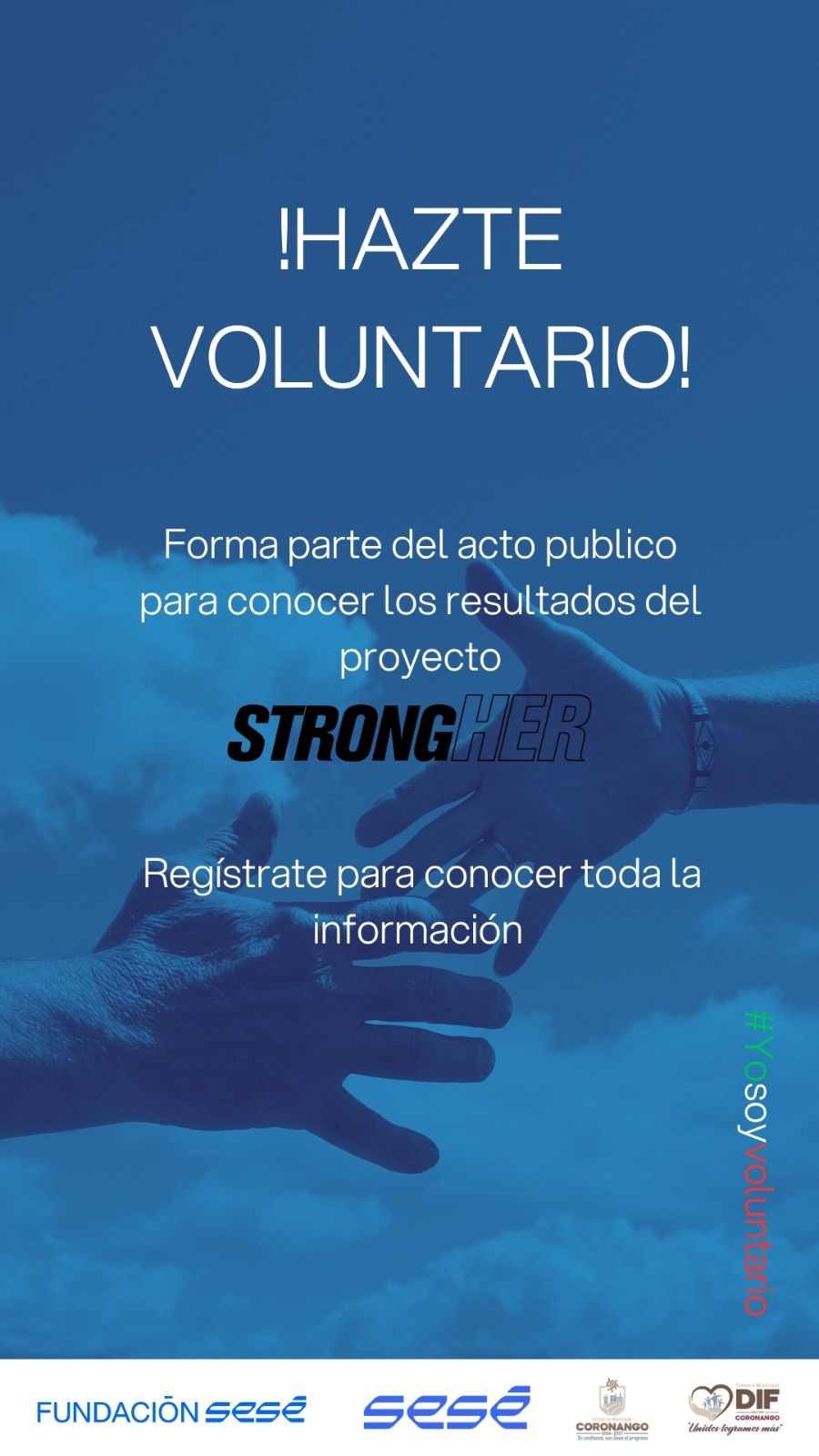 Imagen de Voluntariado para el Acto Público de Resultados StrongHER I